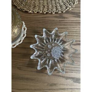 Vintage 1980s Studio Nova ‘Heavens Gate’ Crystal Dish Sun Moon Stars
